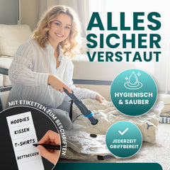 Vakuumbeutel für Kleidung myHodo (14 Stück, versch. Größen, L-XXL)