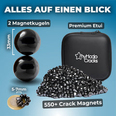 Magnetkugeln & Crack Magnets Set | Sensorisches Magnet Spielzeug für ASMR