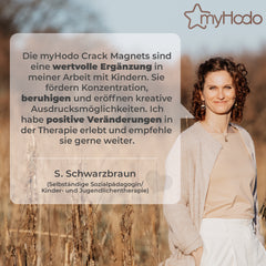 myHodo Crack Magnets Magnetsteine bieten wertvolle Impulse für Konzentration, Beruhigung und Kreativität auch in der Therapie mit Kindern und Jugendlichen - Testimonial