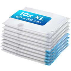 myHodo 10er Set Vakuumbeutel für Kleidung (60x80 cm) für platzsparende Aufbewahrung