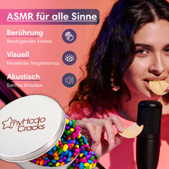MEGA Bundle 575+ Bunte Crack Magnets + 2 XXL Magnetkugeln
