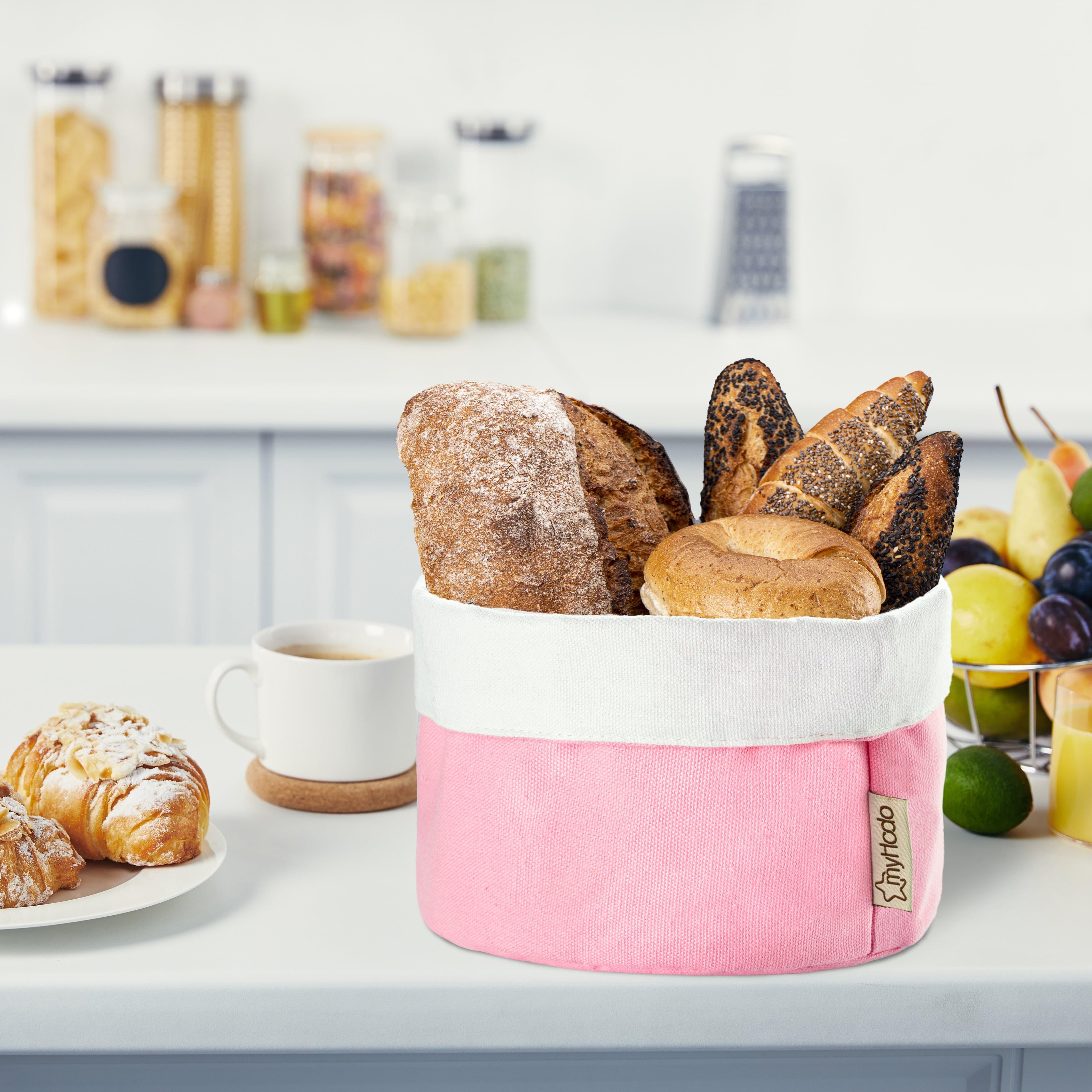 Körbchen Aufbewahrungskorb aus 100% Baumwolle Rosa (versch. Größen) myHodo