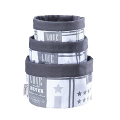 Körbchen Aufbewahrungskorb aus 100% Baumwolle Vintage (versch. Größen) myHodo