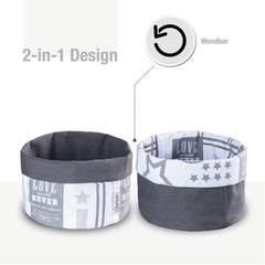 Körbchen Aufbewahrungskorb aus 100% Baumwolle Vintage (versch. Größen) myHodo