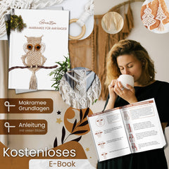 Baumwollgarn Premium Makramee Garn (Rosa) von myHodo - OEKO-TEX Baumwolle