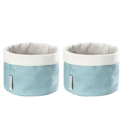 Körbchen Brötchenkorb aus 100% Baumwolle Blau (versch. Größen) myHodo
