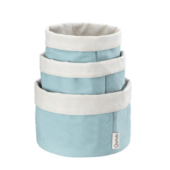 Körbchen Brötchenkorb aus 100% Baumwolle Blau (versch. Größen) myHodo