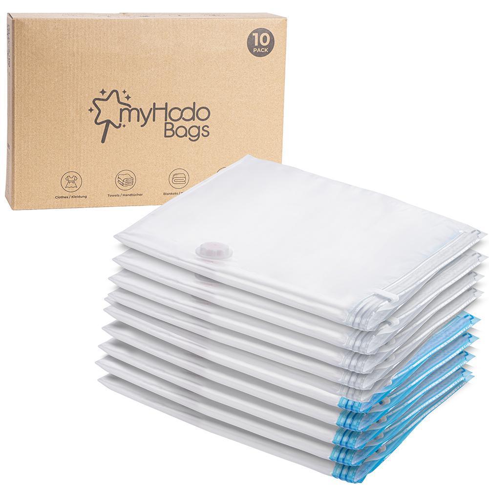 Vakuumbeutel Große Vakuumbeutel für Kleidung (10 Stück, 60x80 cm) myHodo