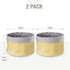 Körbchen Körbchen aus 100% Baumwolle Gelb (versch. Größen) myHodo