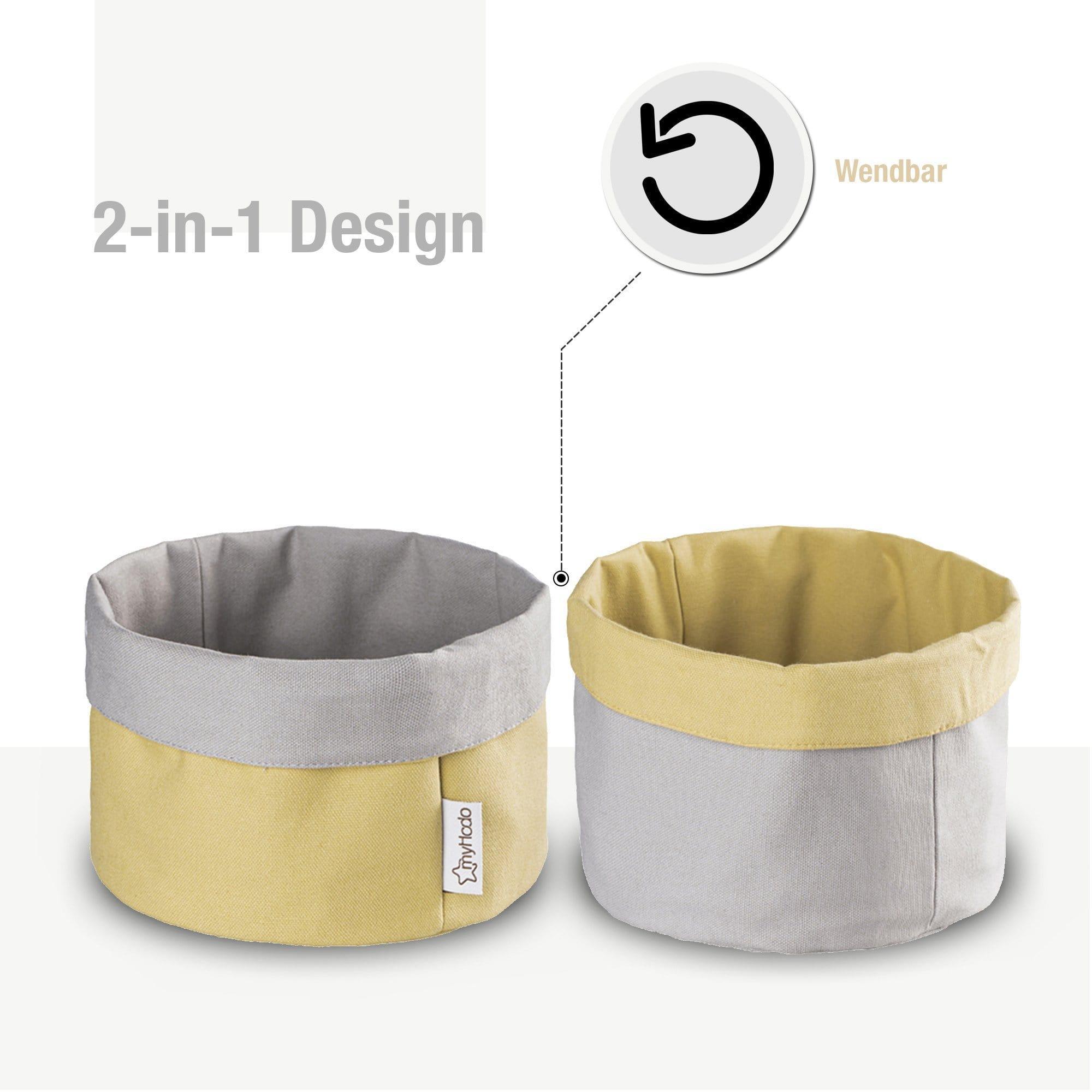 Körbchen Körbchen aus 100% Baumwolle Gelb (versch. Größen) myHodo