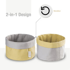 Körbchen Körbchen aus 100% Baumwolle Gelb (versch. Größen) myHodo