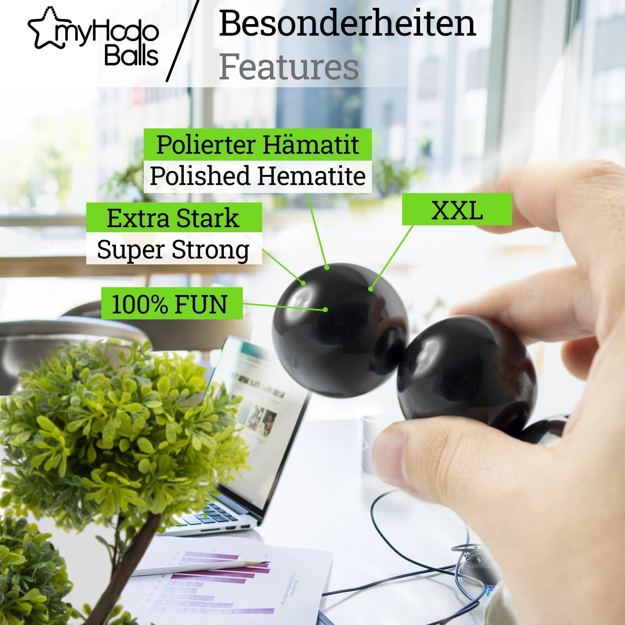 Magnete Stresskiller Magnetische Kugeln 20mm (10 Stück) myHodo