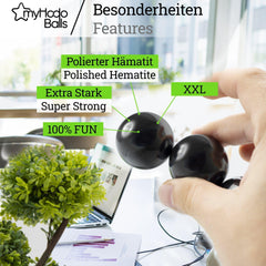 Magnete Stresskiller Magnetische Kugeln 20mm (10 Stück) myHodo