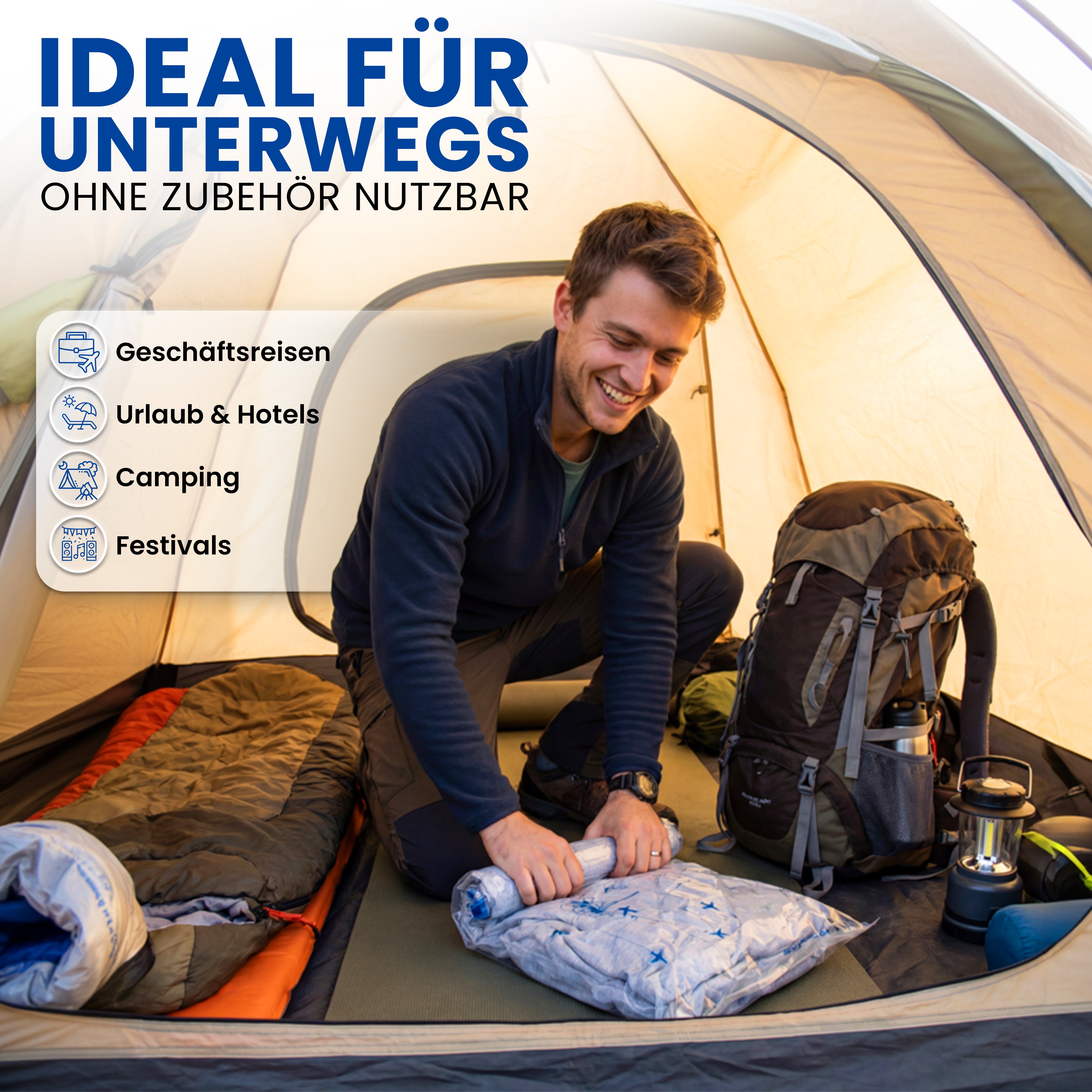 mit zelt und rucksack unterwegs Vakuumbeutel für Reisen Trüffelaufbewahrung: Unsere Tipps – FARBE:JET BLACK Category:Kinder Jugend Fahrräder_26 x 2.0 Reifen mit toller Offroad Optik