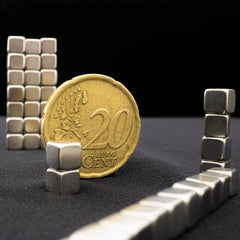 Magnetwürfel Neodym-Magnetwürfel 5mm Silber | 2000er MEGA-Bundle bei myHodo