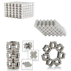 Magnetwürfel myHodo Neodym Magnetwürfel 5mm Silber – 40er MEGA Bundle 4000 Magnete