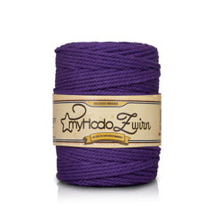 Baumwollgarn Makramee Garn 3mm aus 100% OEKO-TEX Baumwolle myHodo (Lavendel)