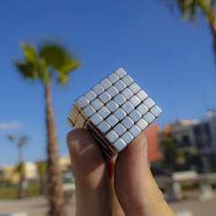 Magnetwürfel Neodym-Magnetwürfel in 5mm Silber | Endlose Möglichkeiten bei MYHODO